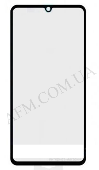 Скло екрану Huawei P30 Lite/ Nova 4e чорне + OCA плівка