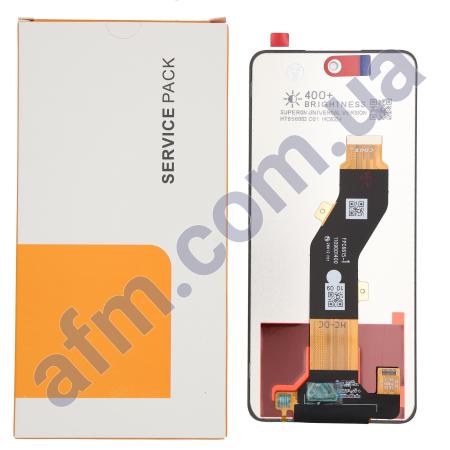 Дисплей Infinix Hot 40i чорний оригінал в упаковці
