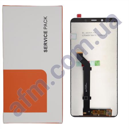 Дисплей Nokia 3.1 Plus чорний оригінал в упаковці!