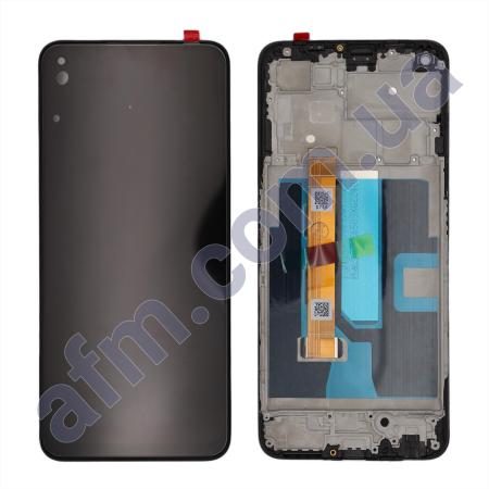 Дисплей Oppo A54 5G/ A72 4G/ A74 5G/ A93 5G/ OnePlus Nord N200 5G чорний + рамка
