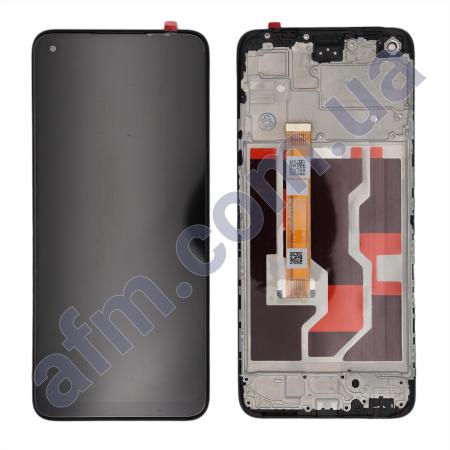 Дисплей Oppo A96 4G чорний + рамка