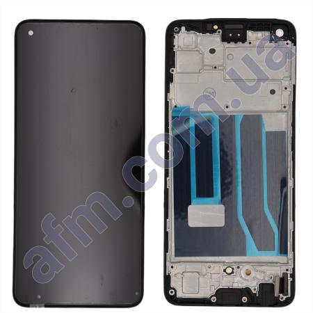 Дисплей Realme 7 Pro OLED чорний + рамка