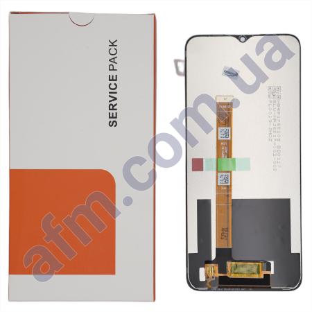 Дисплей Realme C21Y/ C25Y чорний оригінал в упаковці