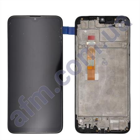 Дисплей Realme C2/ Oppo A1k чорний + рамка