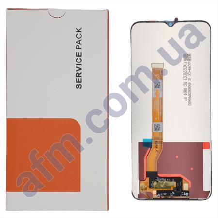 Дисплей Realme C35/ Narzo 50A Prime чорний оригінал в упаковці