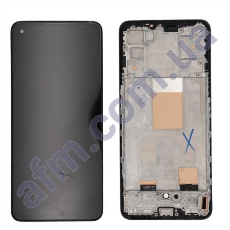 Дисплей Realme GT Master Edition/ Oppo Reno 5 TFT чёрный + рамка