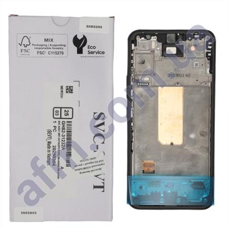 Дисплей Samsung сервисный A546B Galaxy A54 5G чёрный + рамка GH82-31232A