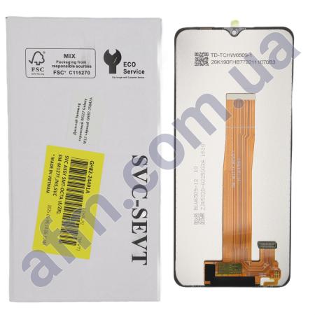Дисплей Samsung сервисный M127 Galaxy M12 чёрный GH82-25042A