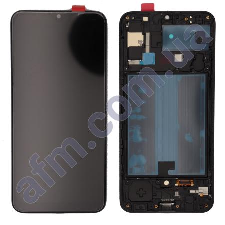 Дисплей Samsung A307F Galaxy A30s TFT INCELL чорний + рамка