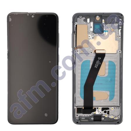 Дисплей Samsung G980F Galaxy S20/ G981B TFT чёрный + рамка чёрная