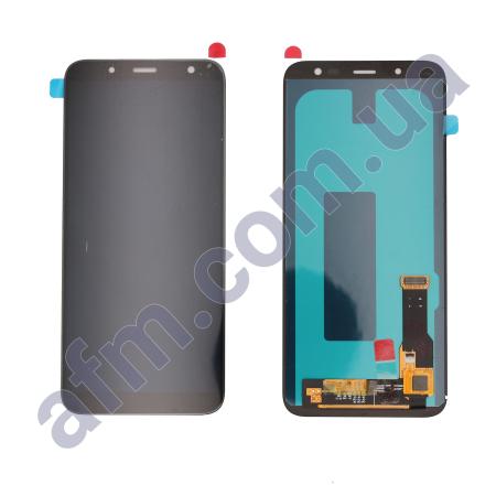 Дисплей Samsung J600 Galaxy J6 2018 OLED (Small LCD) чорний