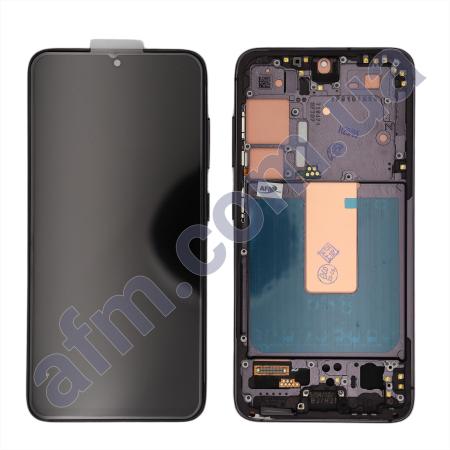 Дисплей Samsung S911B Galaxy S23 IPS чёрный + рамка