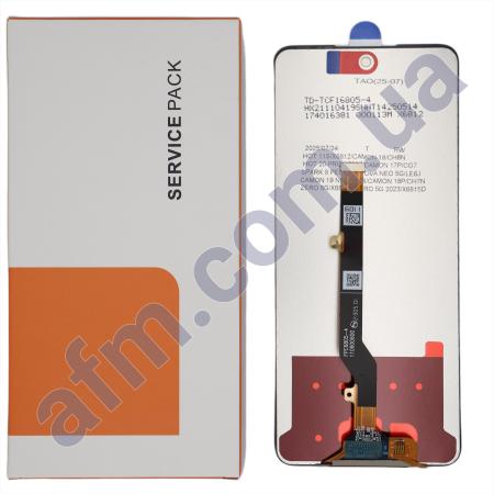 Дисплей Tecno Camon 17P CG7n/ Camon 17 Pro CG8/ Camon 18 CH6n/ Camon 18P чорний оригінал в упаковці