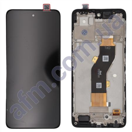 Дисплей Tecno Spark 20 (KJ5) чорний + рамка