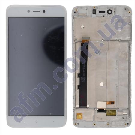 Дисплей Xiaomi Redmi Note 5A/ Redmi Y1 Lite 2/ 16 GB білий + рамка!