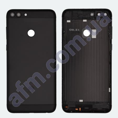 Задня кришка Huawei P Smart (FIG-LX1/ FIG-LX2/ FIG-LX3/ FIG-LA1)/ Enjoy 7S чорна + Скло камери