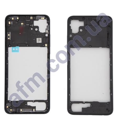Середня частина (рамка корпуса) Samsung A226 Galaxy A22 5G чорна