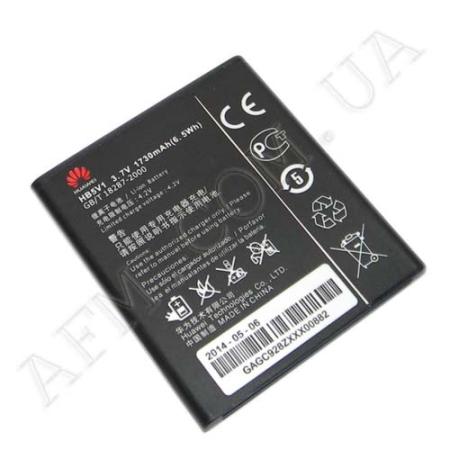 АКБ оригінал Huawei HB5V1 Ascend Y300/ Y511/ G350 (U8833)/ T8833/ W1/ W1-U00/ Y300C (1730 mAh)