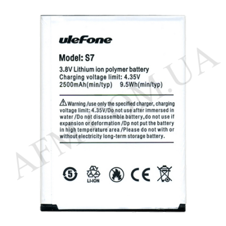 АКБ оригинал Ulefone S7/  Assistant AS-502/ AS-503