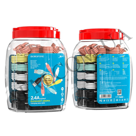 USB кабель Borofone BX40 Micro USB (банка 30 шт)