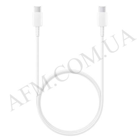 USB кабель Samsung Type-C to Type-C (5A) білий