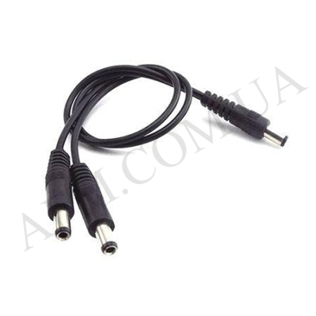 USB кабель живлення разветвитель для роутера DC (5.5 * 2.5) to 2 DC (5.5 * 2.5 0.5m)