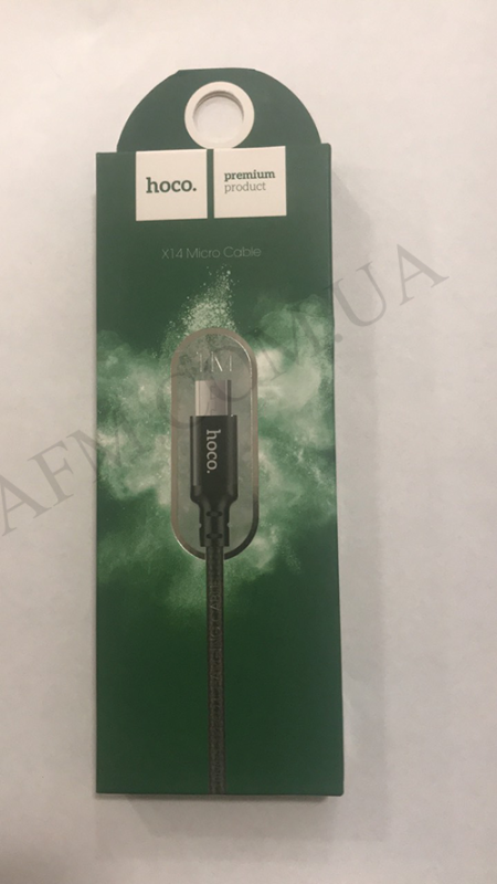 USB кабель Hoco X14 Times Micro USB (1000mm) чорний
