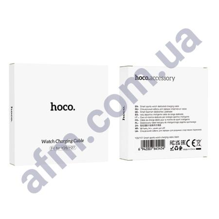 Кабель зарядки для часов Hoco Y26/ Y27 чорний