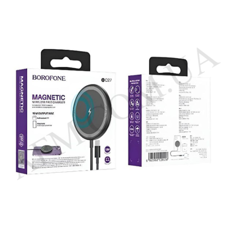 СЗУ бездротове Borofone BQ27 чорне