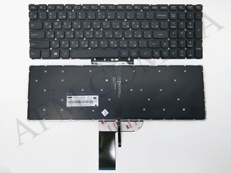 Клавіатура+КлавиатурнаяПлата Lenovo 700-15ISK/ 700-17ISK чёрная+русский+подсветка оригінал!