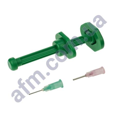 Толкатель пластиковий Relife RL-072 для шприца з флюсом,  з двома насадками G14A