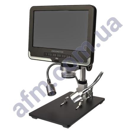 Цифровий мікроскоп з монітором 7.0" DM9 +штатив (запись - microSD, фокус 20-170мм, збільшення 800)