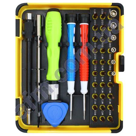 Набір інструментів Sunshine №6899A (ручка,  30 бит,  2 удлинителя,  викрутки +1.5,  зірка 0.8)