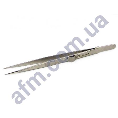 Пінцет прямий AIDA V-16A/ V-16K з фіксатором