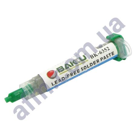Паста BGA Baku BK-6352 (16 гр.) в шприце,  безсвинцева