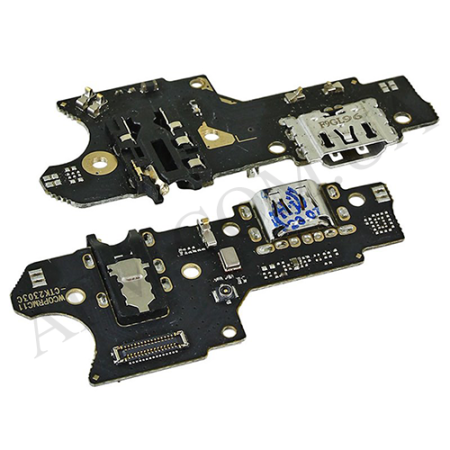Шлейф Realme C11/ C12/ C13/ C15/ C3 з роз'ємом зарядки,  наушников,  з мікрофоном