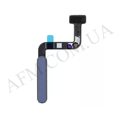 Шлейф Samsung A326B Galaxy A32 5G з кнопкою включения,  Touch ID синій