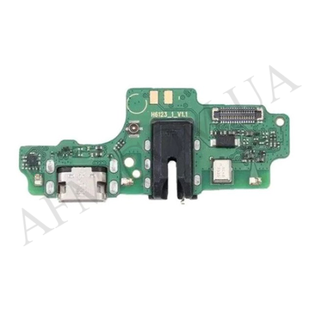 Шлейф Tecno Spark 5 Air (KD6a) з роз'ємом зарядки,  наушников,  з мікрофоном!