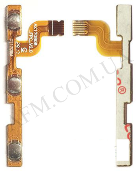 Шлейф Xiaomi Redmi Note 5A з кнопкою включения,  з кнопками гучності