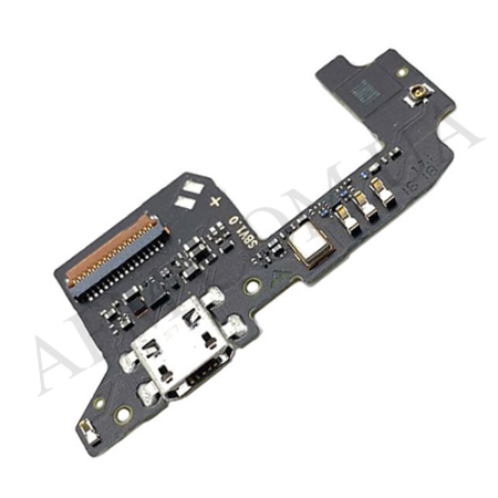 Шлейф ZTE Blade A6 Max с разъёмом зарядки,  с микрофоном!