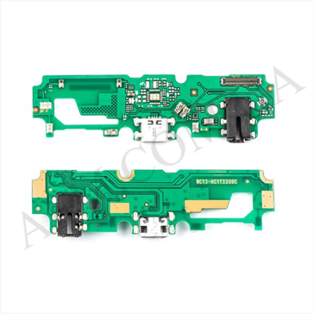 Шлейф Vivo Y17 с разъёмом зарядки (11 pin),  наушников,  с микрофоном