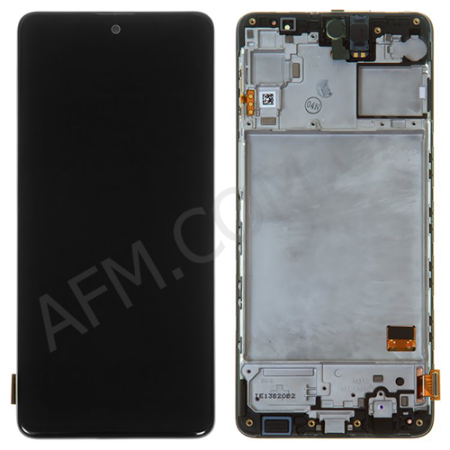 Дисплей Samsung сервісний M317 Galaxy M31s чорний + рамка GH82-23774A!