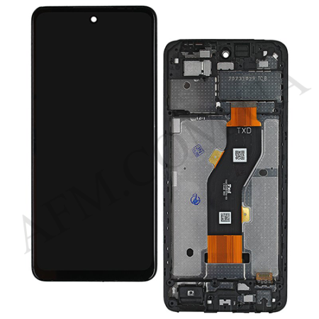 Дисплей Infinix Smart 8 X6525 чорний + рамка