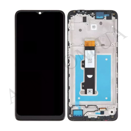 Дисплей Motorola XT2239 Moto E22/ E22i чорний + рамка