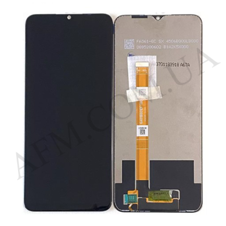 Дисплей Oppo A15 2020/ A15s/ A35/ Realme 7i (Global)/ C11/ C12/ C15 чёрный оригинал в упаковке
