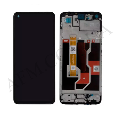 Дисплей Realme 9i чорний + рамка!