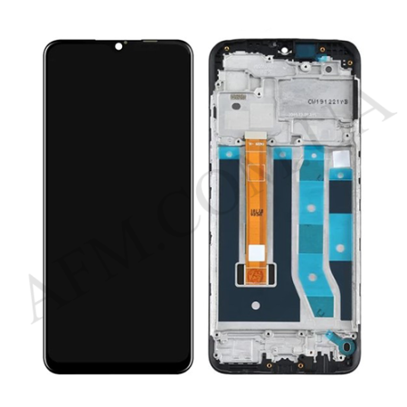 Дисплей Oppo A31 2020/ Realme 5/ 5i/ 5S/ C3/ A8 чёрный + рамка