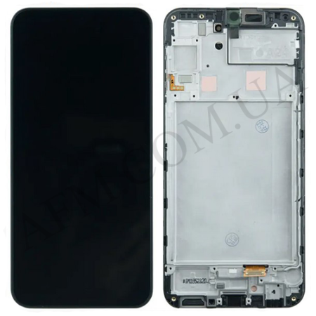 Дисплей Samsung A245F Galaxy A24 4G OLED (Small LCD) чорний + рамка
