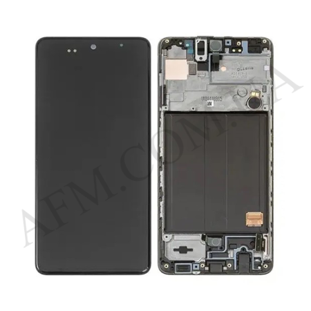 Дисплей Samsung A515F Galaxy A51 TFT INCELL чорний + рамка