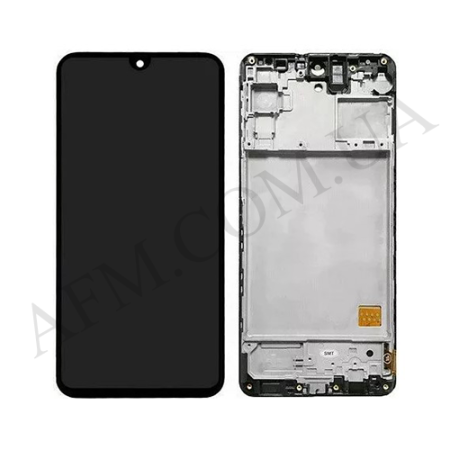 Дисплей Samsung M317 Galaxy M31s OLED чорний + рамка